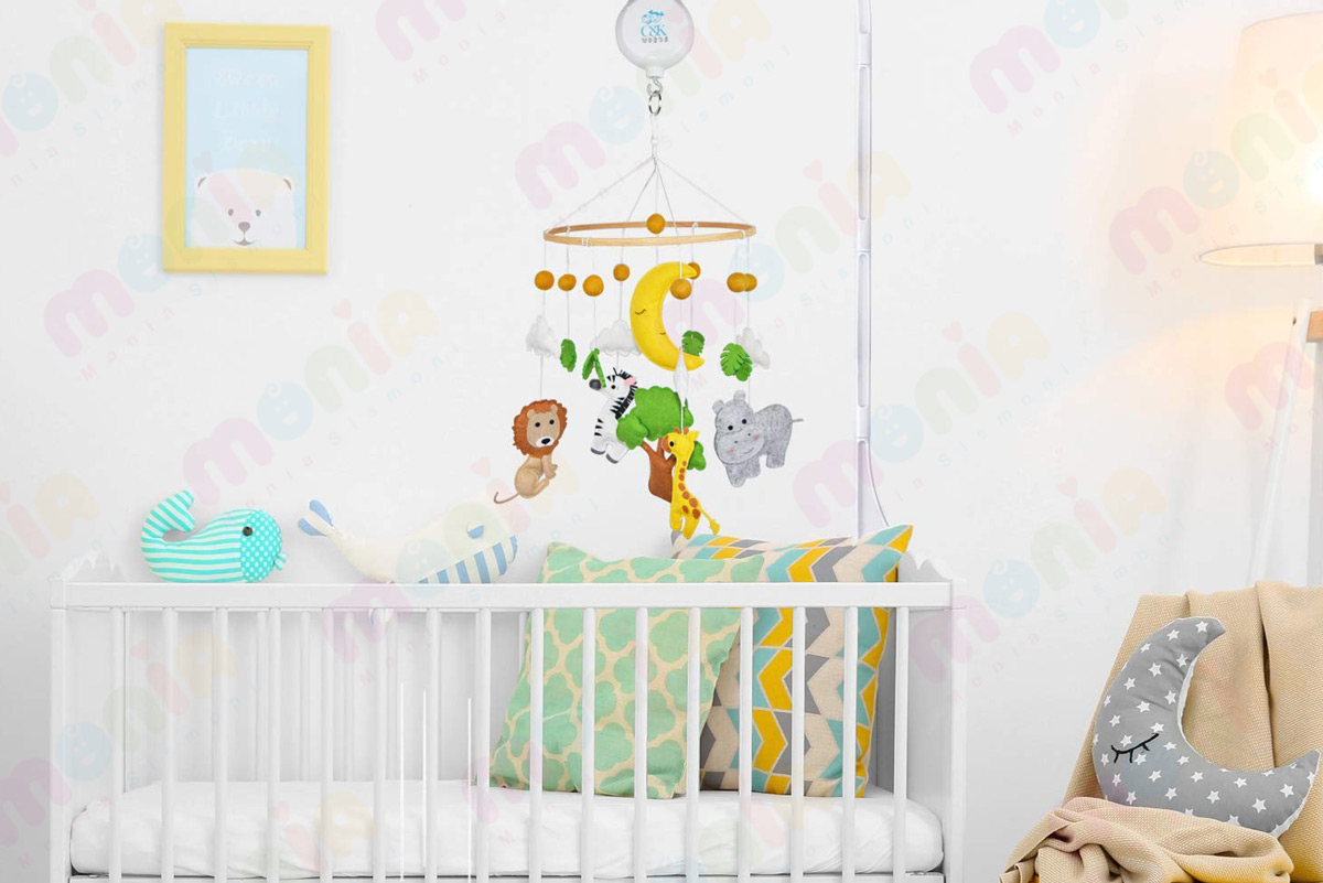 فروش اویز بالای تخت نوزاد