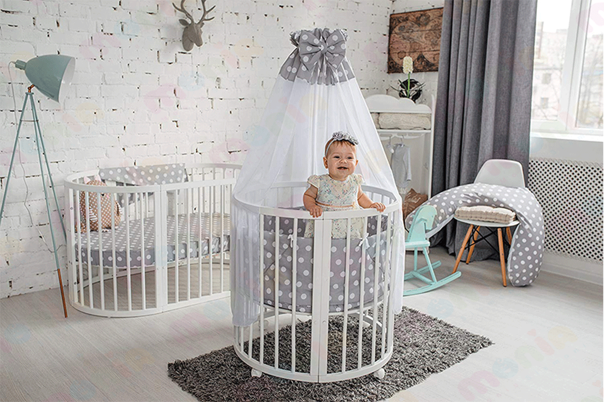 قیمت خرید گهواره ویبره دار نوزاد - سیسمونی مونیا